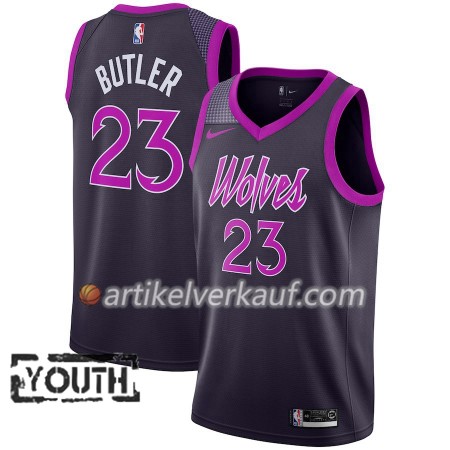 NBA Minnesota Timberwolves Trikot Jimmy Butler 23 2018-19 Nike City Edition Lila Swingman - Kinder